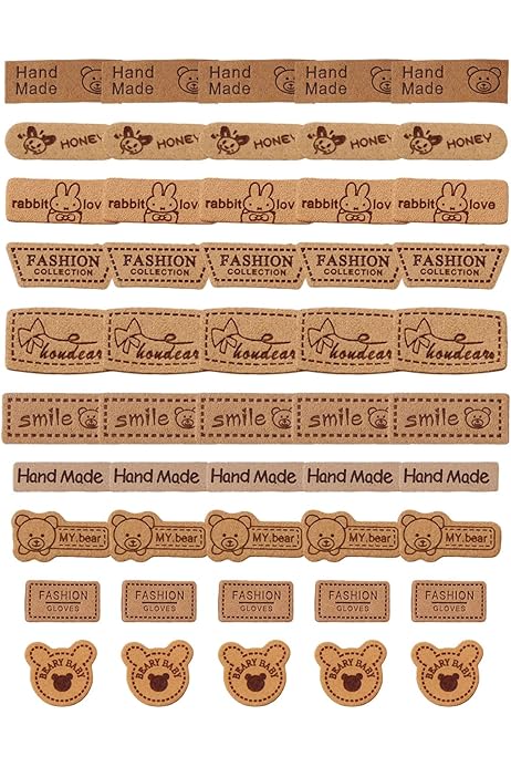 Etichette In Pelle Handmade - 30 Pezzi Per Prodotti Artigianali E Handmade - Foto 5