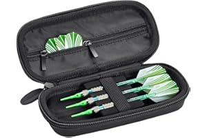 CASEMASTER BY GLD PRODUCTS Casemaster Warden Étui pour fléchettes en Acier et Pointe Souple, avec Une Coque extérieure en Mousse EVA Robuste pour Une résistance et Une durabilité maximales, Peut contenir 3 fléchettes