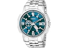 Matrix Black, Blue, White Dial, Day & Date Functioning, Stainless Steel Strap Analog Watch for Men & Women