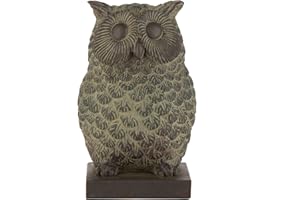 Gisela Graham Brown Resin Owl Bookends