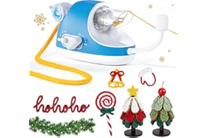 Caydo Machine à Tricoter Française, Moulin à Tricoter Automatique Pro, Très Efficace, Fabrication Électrique Machine à Tricoter à Cordon, Ficelle Décorative avec Vitesse Réglable Puissante (Breveté)