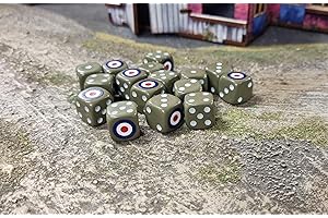 Warlord Games British Army Roundel D6 Dice (16) Bolt action