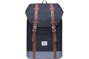 KAUKKO Piękny i przemyślany plecak na laptopa z kieszenią na laptopa 15" na uniwersytet, 22 l