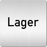 Türschild Aus Aluminium 160x40mm – Eloxiert, Edelstahloptik, Made In Germany