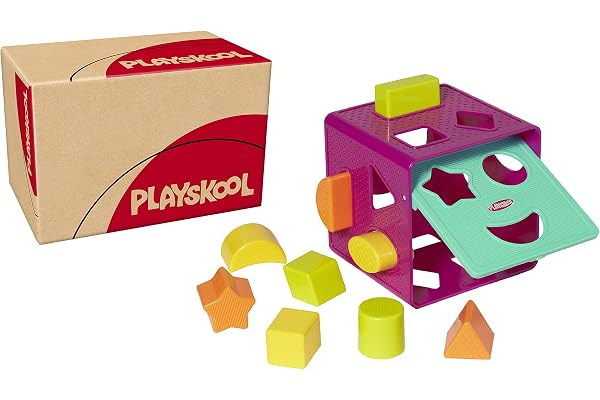 Playskool - Cube de Tri de Formes - Jouet Nouveau Né - Jouet Bébé Exclusivité sur Amazon