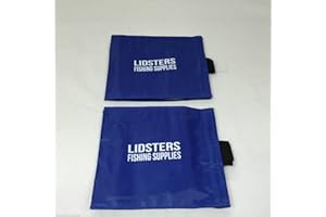 LIDSTERS FISHING SUPPLIES 2 x New 30 Pocket Blue Sea Fishing Rig wallets Storage Sea Beach Fishing Tackle
