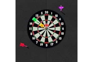 DTOFOOT Dartboard Wandschutz Filz Selbstklebende Dartscheiben Umrandung Dartboard Filz Wandfliesen Umrandung Faserplatte für Wandschutz