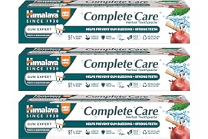 Himalaya Herbal Complete Care Toothpaste |Anti Inflammation, Anti-oxidant, Prevents Bleeding or Swollen Gum - 100% Vegetarian Herbal Toothpaste - 75ml (Pack of 3)