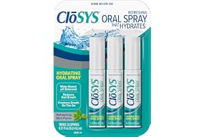 CloSYS Oral Breath Spray, 0,31 Ounce (3 räkningar), mint, sockerfri, pH-balans, kämpar dålig andedräkt