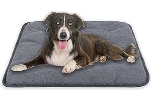 MyBestBuddy Hundekissen Pik grau 70x50 cm M, allergikerfreundlich (100% Polyester), rutschfest - 40°C waschbar mit flauschigem Stoffbezug - Hundematte BZW. Hundebett für mittlere Hunde, 70 x 50 cm