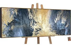 YS Immagine dipinta a mano Lo sguardo del vetro | Quadro dipinto a mano per l'interno Art Quadri moderni su tela | Quadri soggiorno dipinti a mano | Dipinti a mano | Quadri moderni su tela