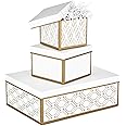 Hallmark 5EBC1833 White and Gold Nesting Boxes, Large,