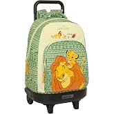 SAFTA Mufasa &ndash; Large Backpack with Wheels, Compact, Removable, Ideal for Children of Different Ages, Comfortable and Versatil