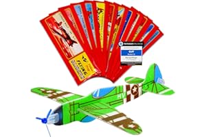 L + H WORLD 12x Styroporflieger | Set aus gemischten einzeln verpackten Gleitflugzeugen | Styroporgleiter Gleiter Flieger Wurfgleiter | ideal als Mitgebsel Mitbringsel Give aways für den Kindergeburtstag
