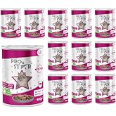 Prostar Yetişkin Kedi Biftekli ve J&ouml;leli Konserve Mama 400 Gr x 12 adet