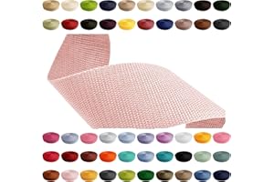 CARTONARE Sangle de 2 m, 5 m, 10 m, 50 m, 50 couleurs, largeur 10 mm, 15 mm, 20 mm, 25 mm, 30 mm, 40 mm, 50 mm, sangle de sac en polypropylène, idéale pour les projets de bricolage, l'artisanat et l'extérieur
