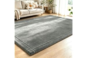 Capslpad Baby lekmatta för golv, 150 x 200 cm stor halkfri korall sammet vadderade lekmattor matta mjuk 2,5 cm tjock fyllig m