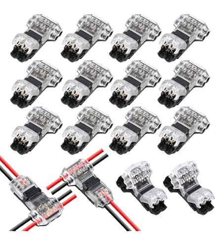 Produktbild von 30x 2-polige Wasserdichte Kabelsteckverbinder – 18-22 AWG, Steckbar, Lötfrei, Für Auto, LKW, Boot, LED & Audio