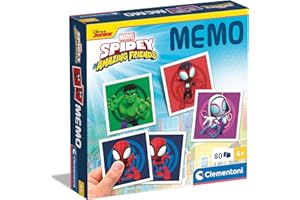 Clementoni - 18304 - Memo Marvel Spidey - Gioco Di Memoria E Associazione, Carte Da Accoppiare, Gioco Educativo Bambini 4 Anni, Gioco Di Carte, Gioco Da Tavolo Bambini, Made In Italy