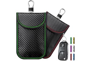 COORATTYES 2024 Faraday Pouch for Car keys, Car Key Signal blocking Case, RFID Key Pouch Keyless Car Blocker, Anti-Theft RFID Car Key Holder Car Safety Protector