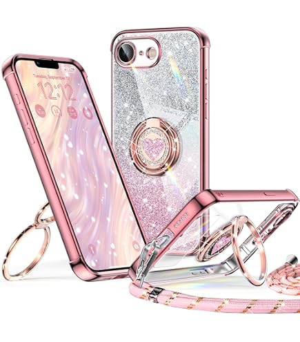 Kokio Handyhülle Mit Kette Für IPhone 16e – Magnetisch Transparent, Kratzfest, Mit Verstellbarem Band