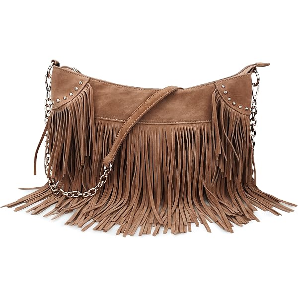 Women's Lightweight Crossbody Purse With Tassel - Medium Size Bag For Daily Use, Travel, & Essentials