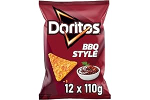 ‎DORITOS Doritos Barbecue - Tortilla Chips mit BBQ Geschmack - Herzhafter Barbeque Snack zum Knabbern aus Mais (12x110g)