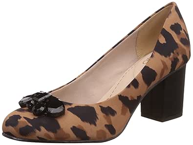 clarks animal print pumps