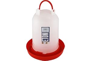 Shorefields Eton Plastic Poultry Drinker In 4 Sizes 1.5lit, 3lit, 6lit, 12lit (6 Litre)
