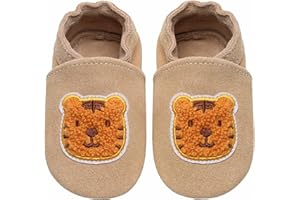 IceUnicorn Chausson Bebe Chausson Cuir Bébé Chaussure Premiers Pas Bébé Garçon Fille Cuir Souple antidérapantes Chausson Bébé