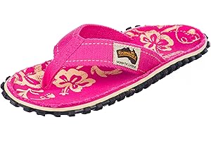 Gumbies Zehentrenner | Modell Kids | Farbe Pink Hibiscus | Gr. 28