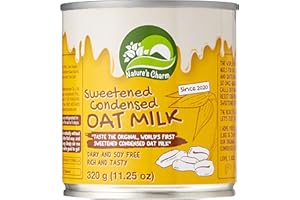 NATURE'S CHARM NATURE'S CHARN Bebida de avena espesa y azucarada - Leche condensada vegana - óptimo para café y postres - 1 x 320 g