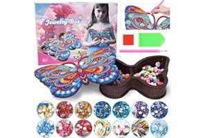 APPOFT Gifts for 5 6 7 8 9 Year Old Girls: Kids Jewelry Boxes for Girls Age 7 8 9 10 Birthday Gifts Diamond Arts Kits for Kids Crafts Toys for 6-8-10-12 Year Old Girls Jewellery Box for Girl