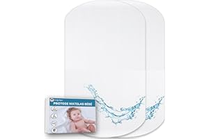 Lovely Hippo Alèse Cododo Compatible Iora - 100% Imperméable - Oeko-Tex - Lot de 2 Protège Matelas Absorbant et Respirant pour Bébé Compatible Iora sans Traitement Chimique (60 x 80 cm (Set de 2))