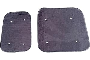 FUEL LAGOON Caddy Camper Van Tailored Thermal Screen Blind Cover window Silver (Barn Door Window Screens)