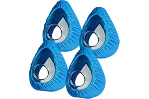 SJFNJN 4 Pack CPAP Mask Liners, Soft Cushion Mask Cover Compatible with F20 & F10 Mask, Nasal Masks, Mouth Masks, Most Full Face Masks Reusable Cushion Covers, Reduces Noisy Air Leaks (Blue)