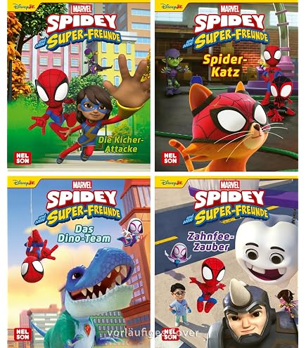 Ravensburger - Spidey & His Amazing Friends - 4 in a Box Jigsaw Puzzle - Jigsaw Puzzles Direct