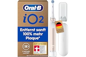 ‎ORAL-B Oral-B iO Series 2 Elektrische Zahnbürste — Electric Toothbrush, Inkl. 1 Aufsteckbürste, Reise-Etui — 3 Putzmodi für Zahnpflege, GUT GETESTET (2,2) von STIFTUNG WARENTEST, Designed by Braun, Pink