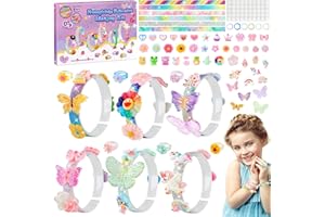 JOEJONI Bracelet Making Kits for Girls, Friendship Bracelet Making Kit, Arts and Crafts for Kids Age 5 6 7 8 9 10, Kids DIY Craft Gifts, for 5-12 Year Old Girls Birthday Presents, Christmas Easte