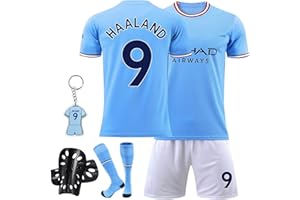 Pardofelis Fußball Trikot Nr.9 Trikot Kinder Set, Fußball Trikot Kinder Sporttraining T-Shirts, Shorts Socke und Knieschützer, Trikot Fussball Jungen