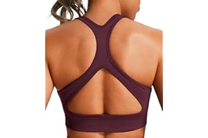 JOYSPELS Seamless Women's Sports Bra - Wide Strap 4-Way Stretch Wirefree Yoga Top with Removable Pads for Gym, Workouts, Running