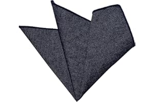 DonDon fazzoletto da taschino di cotone in Jeans Look 23 x 23 cm per uomo regolabile