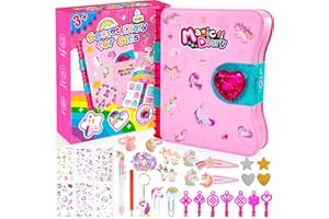 Dromlag Cadeau Fille 4-8 Ans, Carnet Secret Fille Licorne Fille Jouet Fille 4-8 Ans Cadeau Enfant 3-12 Ans Fille Journal Intime Fille Cadeau Anniversaire Fille 4-8 Ans Jouet Enfant 4-8 Ans Fille