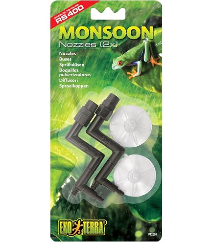 6 Buses De Brumisation Réglables 360° Pour Terrarium - Plastique Résistant - Pour Reptiles Et Plantes
