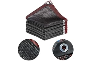 AMMOI Sombra Solar 96% Toldo Vela De Sombra Negra Malla Sombra Exterior 1x6m 2x10m 3x15m 4x4m 6x6m Red De Sombra Transpirable/Permeable Al Agua/Aislante/privacidad Vela De Sombra (Size : 1x6m)