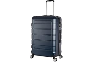 Cahoon - Hartschalen-Koffer Trolley Handgepäck Reisekoffer Kofferset 4 Rollen M-L-XL-Set 201 (dunkel-blau, Großer Koffer)