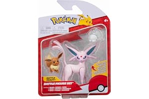 Pokémon PKW2683 Figurines Evoli, Snom, Espeon, Multicolore