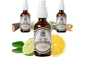 ‎MR BEAR FAMILY Mr Bear Family Bartöl Herren - Citrus - pflegt und unterstützt Bart Wachstum - nährreiches Bartpflege Öl mit Jojoba und Argan - Bart Öl Man - Moisturizer Beard Oil for Men 60ml