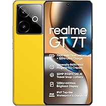 ANDROID - 【SIMフリー】realme GT 5G 中国版 12/256GB イエロー Realme GT 7T 5G Dual SIM Racing Yellow 256GB and 12GB RAM