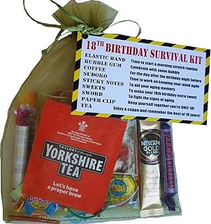 18th birthday survival kit boy